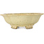 Mokko beige bonsai pot by Echizen - 180 x 160 x 50 mm