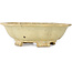 Mokko beige bonsai pot by Echizen - 180 x 160 x 50 mm