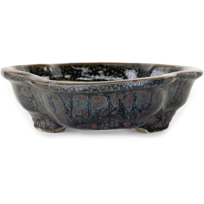 Mokko bruine bonsaipot van Takao Kouyo - 190 x 140 x 40 mm