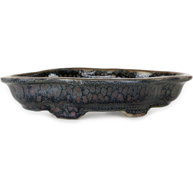 Pot à bonsaï marron Mokko par Takao Kouyo - 190 x 140 x 40 mm