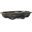 Mokko brown bonsai pot by Takao Kouyo - 190 x 140 x 40 mm