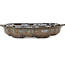 Mokko brown bonsai pot by Takao Kouyo - 195 x 145 x 35 mm