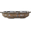 Mokko brown bonsai pot by Takao Kouyo - 195 x 145 x 35 mm