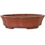Lotus unglazed bonsai pot by Shibakatsu - 190 x 190 x 50 mm