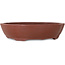 Mokko unglazed bonsai pot by Shibakatsu - 185 x 170 x 50 mm