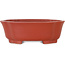 Mokko unglazed bonsai pot by Shibakatsu - 187 x 160 x 65 mm
