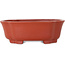 Mokko unglazed bonsai pot by Shibakatsu - 187 x 160 x 65 mm