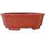 Mokko unglazed bonsai pot by Shibakatsu - 187 x 160 x 65 mm