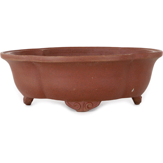 Maceta para bonsái Mokko sin esmaltar de Shibakatsu - 180 x 156 x 60 mm