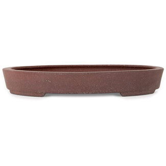  Hattori Tomoyuki 225 mm  unglazed bonsai pot by Hattori, Tokoname, Japan
