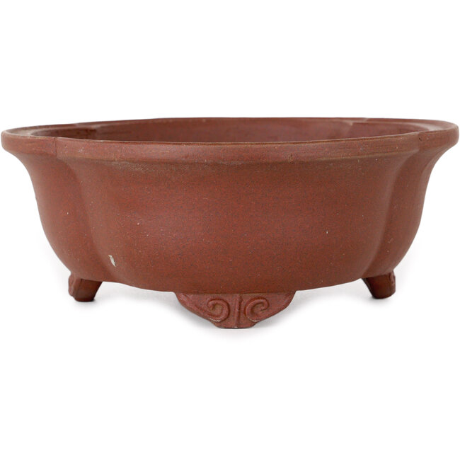 Pot à bonsaï Mokko non émaillé de Shibakatsu - 180 x 156 x 60 mm