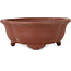 Mokko unglazed bonsai pot by Shibakatsu - 180 x 156 x 60 mm