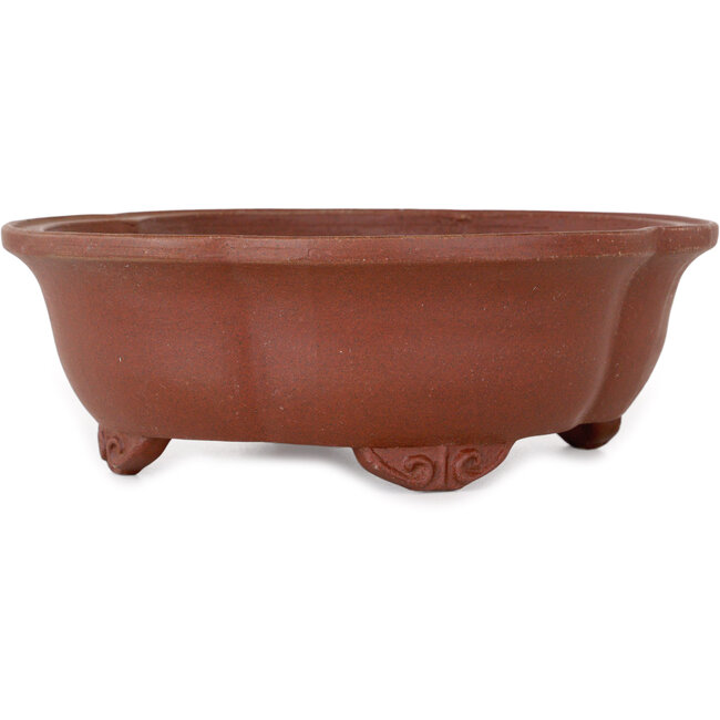 Maceta para bonsái Mokko sin esmaltar de Shibakatsu - 180 x 156 x 60 mm