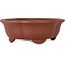 Mokko unglazed bonsai pot by Shibakatsu - 180 x 156 x 60 mm