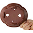 Mokko ongeglazuurde bonsaipot van Shibakatsu - 180 x 156 x 60 mm