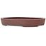 Vaso bonsai ovale non smaltato di Hattori - 225 x 170 x 32 mm