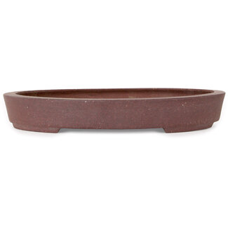  Hattori Tomoyuki 225 mm  unglazed bonsai pot by Hattori, Tokoname, Japan