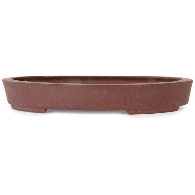 Vaso bonsai ovale non smaltato di Hattori - 225 x 170 x 32 mm