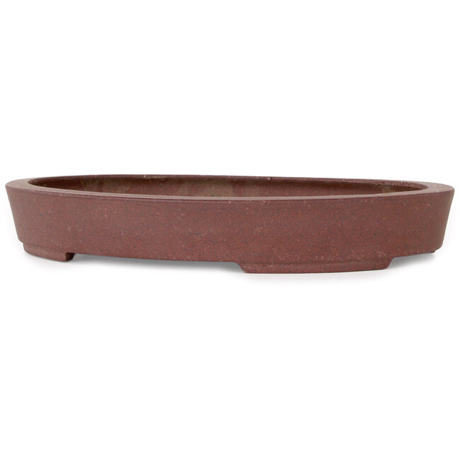 Vaso bonsai ovale non smaltato di Hattori - 225 x 170 x 32 mm