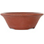 Ronde ongeglazuurde bonsaipot van Ikkou - 138 x 138 x 48 mm