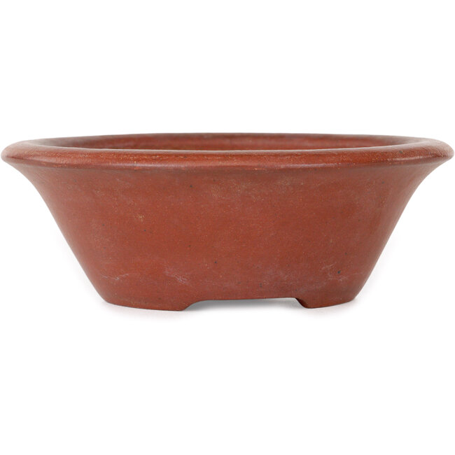 Maceta redonda sin esmaltar para bonsái de Ikkou - 138 x 138 x 48 mm