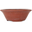 Ronde ongeglazuurde bonsaipot van Ikkou - 138 x 138 x 48 mm