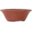 Ronde ongeglazuurde bonsaipot van Ikkou - 138 x 138 x 48 mm
