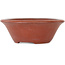 Ronde ongeglazuurde bonsaipot van Ikkou - 138 x 138 x 48 mm