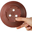 Ronde ongeglazuurde bonsaipot van Ikkou - 138 x 138 x 48 mm
