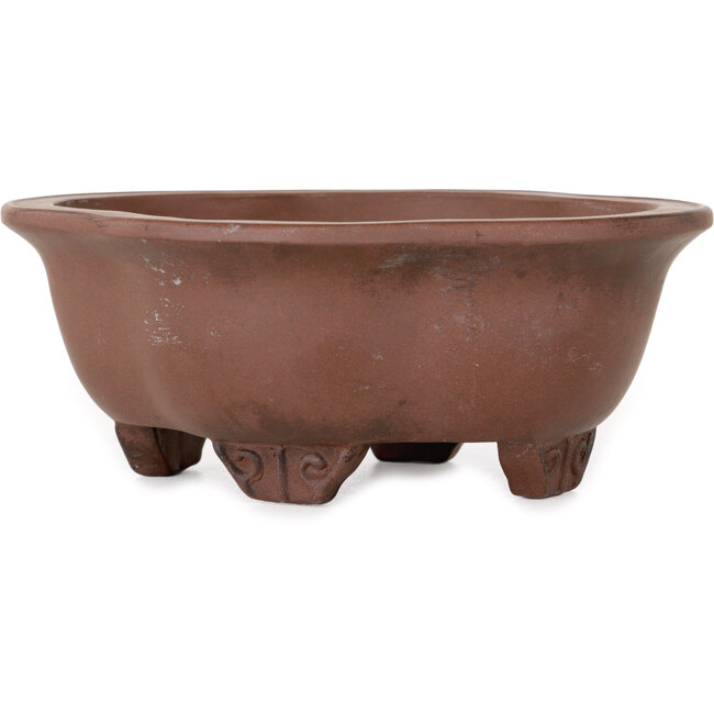 Mokko unglazed bonsai pot - 153 x 130 x 60 mm