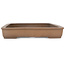 Maceta rectangular sin esmaltar para bonsái - 243 x 180 x 30 mm