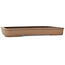 Rechthoekige ongeglazuurde bonsaipot - 243 x 180 x 30 mm