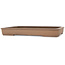 Maceta rectangular sin esmaltar para bonsái - 243 x 180 x 30 mm
