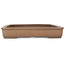 Maceta rectangular sin esmaltar para bonsái - 243 x 180 x 30 mm