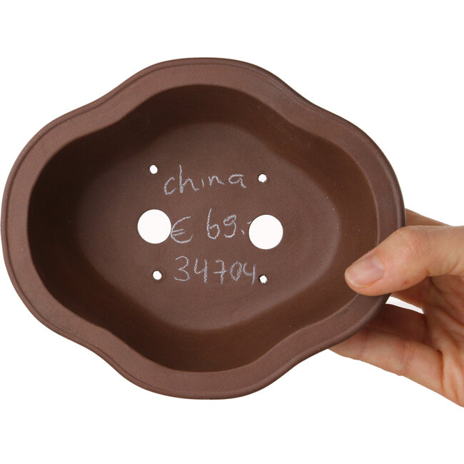 Pot à bonsaï Mokko non émaillé - 153 x 130 x 60 mm