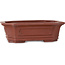 Rechthoekige ongeglazuurde bonsaipot - 165 x 130 x 48 mm