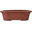 Rechthoekige ongeglazuurde bonsaipot - 165 x 130 x 48 mm