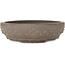 Ronde ongeglazuurde bonsaipot - 153 x 153 x 43 mm