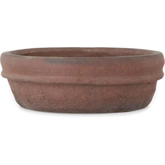 Maceta redonda sin esmaltar para bonsái de Shouzan - 145 x 145 x 45 mm