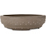 Ronde ongeglazuurde bonsaipot - 153 x 153 x 43 mm
