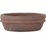 Runder unglasierter Bonsai-Topf von Shouzan - 145 x 145 x 45 mm
