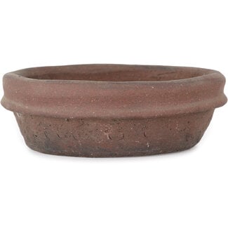 Shouzan  (Akira/Masami Watanabe) 130 mm  unglazed bonsai pot by Shouzan, Japan