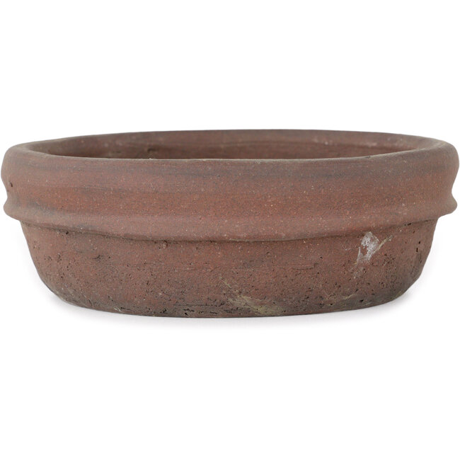 Pot à bonsaï rond non émaillé de Shouzan - 145 x 145 x 45 mm