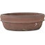 Runder unglasierter Bonsai-Topf von Shouzan - 145 x 145 x 45 mm