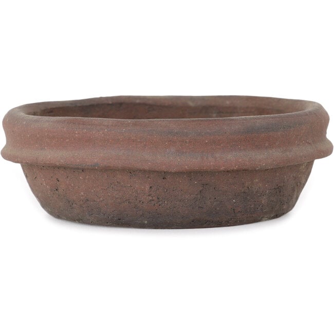 Pot à bonsaï rond non émaillé de Shouzan - 130 x 130 x 40 mm