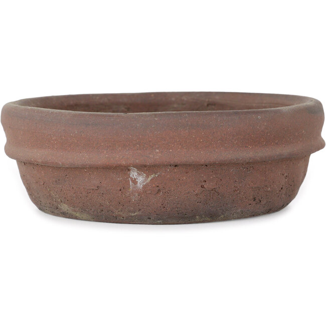 Pot à bonsaï rond non émaillé de Shouzan - 145 x 145 x 45 mm