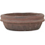 Runder unglasierter Bonsai-Topf von Shouzan - 130 x 130 x 40 mm