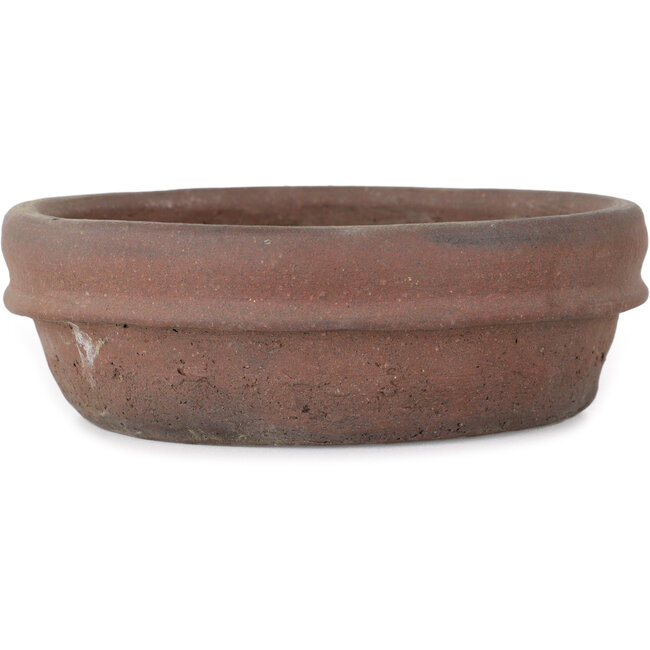 Vaso bonsai rotondo non smaltato di Shouzan - 145 x 145 x 45 mm