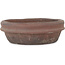 Runder unglasierter Bonsai-Topf von Shouzan - 130 x 130 x 40 mm