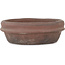 Runder unglasierter Bonsai-Topf von Shouzan - 130 x 130 x 40 mm